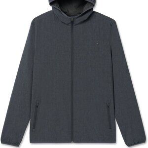 Vuori Outdoor Trainer Shell Jacket Mens Large Dark Pewter Linen Streetwear